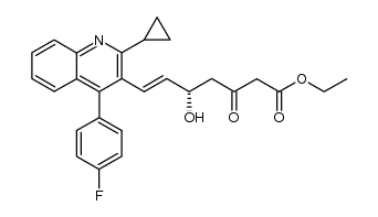 Dehydropitavastatin ethyl ester结构式