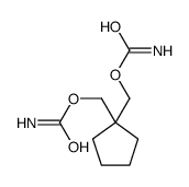 Dicarbamic acid cyclopentan-1-ylidenebismethylene ester结构式