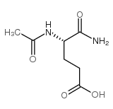 N-乙酰基-L-异谷氨酰胺结构式