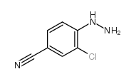 3-氯-4-肼苯甲腈结构式