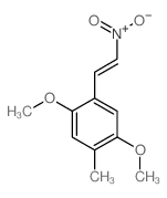 2,5-Dimethoxy-4-methyl-&beta;-nitrostyrene结构式