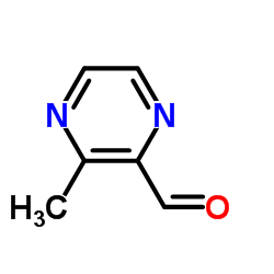 3-甲基-2-吡嗪羧醛结构式