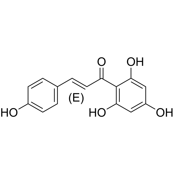 2',4,4',6'-TETRAHYDROXYCHALCONE结构式