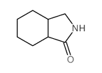 1H-Isoindol-1-one,octahydro-结构式