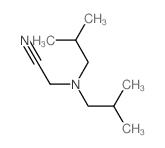 Acetonitrile,2-[bis(2-methylpropyl)amino]-结构式