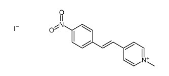 1-methyl-4-[2-(4-nitrophenyl)ethenyl]pyridin-1-ium,iodide结构式