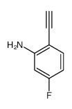 Benzenamine, 2-ethynyl-5-fluoro- (9CI)结构式