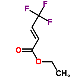 4,4,4-三氟丁烯酸乙酯结构式