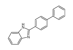 2-(4-BIPHENYLYL)BENZIMIDAZOLE结构式
