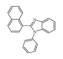 2-(NAPHTHALEN-1-YL)-1-PHENYL-1H-BENZO[D]IMIDAZOLE结构式