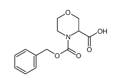 4-Cbz-吗啉-3-羧酸结构式