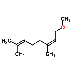 (Z)-1-甲氧基-3,7-二甲基,2-6辛二烯结构式