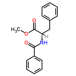 N-苯甲酰-L-苯基丙氨酸结构式