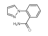 2-(1H-吡唑-1-基)苯甲酰胺结构式