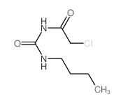 Acetamide,N-[(butylamino)carbonyl]-2-chloro-结构式