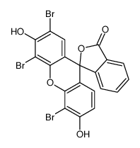 Spiroisobenzofuran-1(3H),9-9Hxanthen-3-one, 2,4,5-tribromo-3,6-dihydroxy-结构式