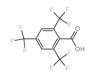 2,4,6-三(三氟甲基)苯甲酸结构式
