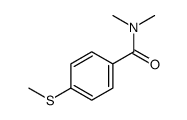 N,N-dimethyl-4-methylsulfanylbenzamide结构式