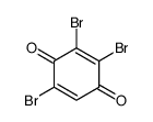 2,3,5-tribromocyclohexa-2,5-diene-1,4-dione结构式