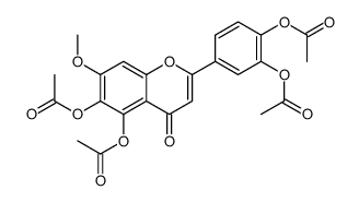 PEDALITINTETRAACETATE结构式