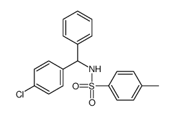 N-[(4-chlorophenyl)-phenylmethyl]-4-methylbenzenesulfonamide结构式