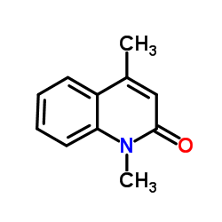1,4-二甲基喹啉酮结构式