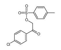 [2-(4-chlorophenyl)-2-oxoethyl] 4-methylbenzenesulfonate结构式