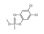 methoxy-methyl-sulfanylidene-(2,4,5-trichlorophenoxy)-&lambda;5-phosphane结构式