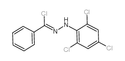 N-(2,4,6-Trichlorophenyl)benzenecarbohydrazonoylchloride结构式