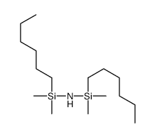 1-[[[hexyl(dimethyl)silyl]amino]-dimethylsilyl]hexane结构式