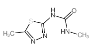 Urea,N-methyl-N'-(5-methyl-1,3,4-thiadiazol-2-yl)-结构式