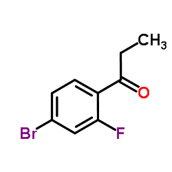 1-(4-溴-2-氟苯基)丙烷-1-酮结构式