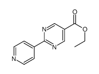 ethyl 2-pyridin-4-ylpyrimidine-5-carboxylate结构式