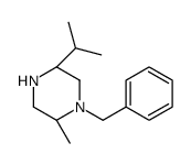 (2R,5S)-1-Benzyl-5-isopropyl-2-methylpiperazine结构式