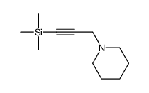 trimethyl(3-piperidin-1-ylprop-1-ynyl)silane结构式