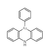 Phenarsazine, 5,10-dihydro-10-phenyl-结构式