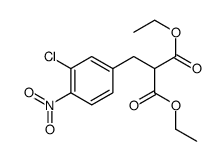 diethyl (3-chloro-4-nitrophenyl)methylmalonate结构式