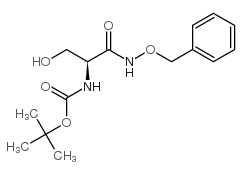 O-苄基-α-N-叔-Boc-L-丝氨酸异羟肟酸结构式
