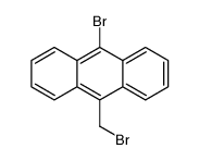 9-bromo-10-(bromomethyl)anthracene结构式