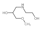 2-Propanol,1-[(2-hydroxyethyl)amino]-3-methoxy-结构式