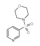 4-(砒啶-3-基磺酰)吗啉结构式