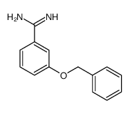 3-phenylmethoxybenzenecarboximidamide结构式