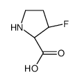 (3S)-3-Fluoro-L-proline结构式