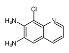 8-chloroquinoline-6,7-diamine结构式