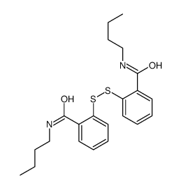 N-butyl-2-[[2-(butylcarbamoyl)phenyl]disulfanyl]benzamide结构式