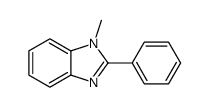 1-methyl-2-phenylbenzimidazole结构式