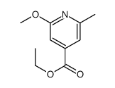 2-甲氧基-6-甲基异烟酸乙酯结构式