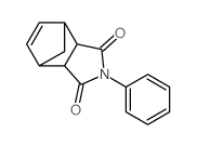 (3aR*,4S*,7R*,7aS*)-3a,4,7,7a-tetrahydro-2-phenyl-4,7-methano-1H-isoindole-1,3(2H)-dione结构式