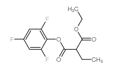 (2,4,6-三氟苯基)丙二酸二乙酯结构式