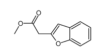 methyl 2-(1-benzofuran-2-yl)acetate结构式